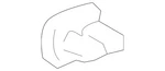 Genuine Mazda Interior Quarter Panel Trim Access Cover C235-68-869a. Fixed Price $7.52.