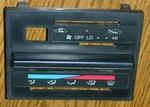 1991-1992 Fj80 Toyota Land Cruiser Oem Climate Control Faceplate. Fixed Price $20.00.