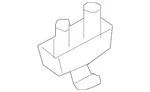 Genuine Volkswagen Bracket 1s0-857-561-95t. Fixed Price $24.65.