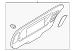 Genuine Volkswagen Lid Trim 561-867-605-f-82v. Fixed Price $67.30.