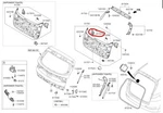 Genuine New Tailgate Rear Lamp, Lh Cover Suits Kia Sportage 2016-2018 #b. Fixed Price $107.06.