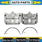 Front Brake Caliper With Hoses Driver Passenger Side Fits Honda Civic 1.8l. Fixed Price $369.36.