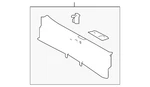 Genuine Nissan Trunk Trim Scuff Plate 84920-6ca0a. Fixed Price $93.45.