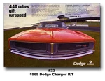 13x19 1969 Dodge Charger R/t Mopar Art Brochure Ad Posters 440 426 Hemi Daytona. Fixed Price $17.00.