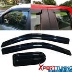 Fits 04-14 Ford F150 Supercab Extended Cab Window Visors Vent Rain Guard 4pcs. Fixed Price $27.99.