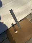 1988-1998 Gmc Chevy Sierra Silverado Front Door Sill Trim Plate Has Hole Blue. Fixed Price $20.00.
