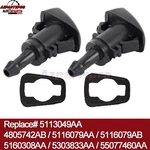 Windshield Washer Fluid Nozzle 5303833aa 55077460aa For Dodge Ram Jeep Chrysler. Fixed Price $8.77.