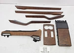 16-20 Oem Tesla Model X Front Rear Left Right Dashboard Wood Ash Mata Trim Set. Fixed Price $395.00.