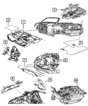Genuine Mopar Wheelhouse Carpet Left Xs09dx9aj. Fixed Price $152.26.
