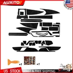 1 Set For Honda Civic 10th Gen Carbon Fiber Interior Decal Trim And Wing Spoiler. Fixed Price $23.74.