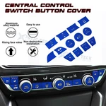 13pcs Blue Center Console Ac Button Switch Patch Cover For Honda Accord 10th Gen. Fixed Price $36.69.