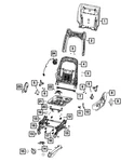 Genuine Mopar Seat Adjuster Shield 1un81dx9ab. Fixed Price $58.99.