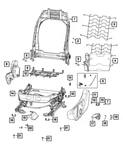 Genuine Mopar 2017-2025 Jeep Compass Front Interior Seat Shield 5sz91dx9ab. Fixed Price $52.64.