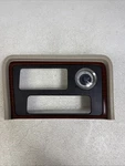 2002-2006 Cadillac Escalade Console Bezel Info Display Dash Clock Wood Beige Oem. Fixed Price $29.99.