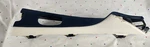 Infiniti Qx50 2019-2023 Oem Center Console Trim Cover White/blue Suede Leather. Fixed Price $65.00.