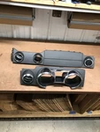 Damage Vents 05 09 Ford Mustang Black Cluster Bezel Dash Cover Trim Set. Fixed Price $175.00.