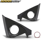 Fit For 2016-2021 Honda Civic Carbon Fiber Car Door Stereo Speaker Cover Trim. Fixed Price $27.83.