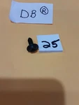 8 X 1/2" Phillips Flat Top 13/32" Wa. Head Trim Screw For Ford 56902-s2 (25). Fixed Price $10.00.