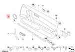 Genuine Bmw M3 E92 E93 316i 318i 320d Cover For Left Loudspeaker 51418045697. Fixed Price $67.76.