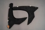 2004-10 Bmw E60 M5 550i 545i Rear Right-left Lower C-pillar Cover Alcantara Oem. Fixed Price $80.00.