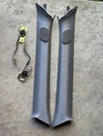 1986-1997 Nissan Hardbody D21 Pathfinder Oem A Pillars W/ Speakers Pair Grey. Fixed Price $149.99.