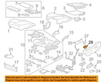Gm Oem 13-16 Srx Driver Seat Components-memory Switch Bezel 22897447. Fixed Price $47.76.
