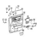Genuine Mopar Release Handle Bezel Left 6pf99tx7ac. Fixed Price $88.56.