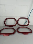 15 16 17 18 Jeep Renegade Door Panel Speaker Trims Bezels Frames Red Anodized. Fixed Price $68.00.