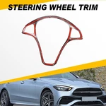 Carbon Fiber Abs Inner Steering Wheel Cover Trim For Benz C E Glc Gla Cla Class. Fixed Price $18.04.