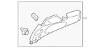 Genuine Nissan Door Pillar Post Trim Set 76935-1ea0a. Fixed Price $185.34.