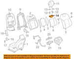 Gm Oem 16-20 Ct6 Seats Tracks Driver Seat Components-cover 84107665. Fixed Price $31.33.