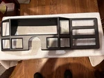 Jeep Cherokee Xj Comanche Mj 84-96 Dash Bezel Radio Surround Trim Grey Free Ship. Fixed Price $65.00.