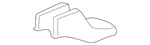 Genuine Honda Cover Rear Foot *nh167l* (graphite Black) 81195-sdn-a01za. Fixed Price $90.72.