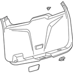 Genuine Ford Lift-gate Trim Cover Bb5z-7846404-bb. Fixed Price $246.15.