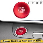 Red Engine Start Stop Push Button Cover For Hyundai Elantra Santa Cruz 2022-up. Fixed Price $11.99.