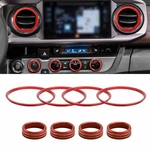 Alloy Ac Air Vent + Climate Control Knob Combo Red For Toyota Tacoma 16-2023. Fixed Price $23.74.