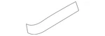 Genuine Porsche Outer Molding 997-552-396-08-a35. Fixed Price $165.53.