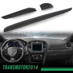 Carbon Look Central Control Dashboard Cover Trim Bezels Fit For 11+ Chrysler 300. Fixed Price $23.10.