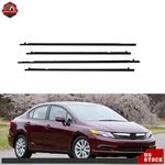 For Honda Civic 2006-11 4pcs Seal Belt Weather Strip Window Moulding Trim Rubber. Fixed Price $28.31.
