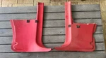 Oem 1974-78 Ford Mustang Ii Red Passenger + Driver Side Kick Panels Used. Fixed Price $79.95.