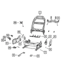 Genuine Mopar Seat Shield 1zv82ml2ab. Fixed Price $10.12.