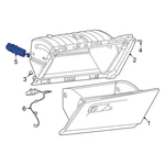 For Dodge Charger Daytona 2024 68686980aa Front Glove Box Door Bumper. Fixed Price $42.50.