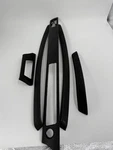 2008 - 2011 Bmw E90 M3 Sedan Front & Rear Interior Carbon Leather Trim Set Oem. Fixed Price $325.00.