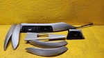 Oem 12-18 Bmw F30 328 335 340front Rear Aluminum Hexagon Blue Interior Trim Set. Fixed Price $240.00.