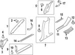 Genuine Nissan Door Sill Plate Bracket 76995-1lb0a. Fixed Price $49.13.