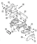 Genuine Mopar Front Power Seat Adjuster Cover Right Ud841j3aa. Fixed Price $12.12.