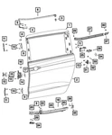 Genuine Mopar Track Cover Right 5vg76rxfad. Fixed Price $12.45.