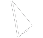 Genuine Audi Rear Molding 8r0-853-274-h-5fq. Fixed Price $68.52.