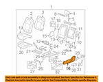 Gm Oem 09-12 Acadia Seats Tracks Front Seat Components-outer Finish Pnl 20761327. Fixed Price $70.87.
