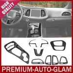 9pcs Carbon Fiber Interior Kit Steering Gear Shift Trim For Dodge Challenger 15+. Fixed Price $105.99.